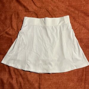 White Tennis Skort